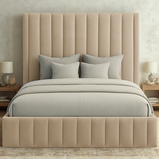 Maia Panel Upholstered Bed Frame