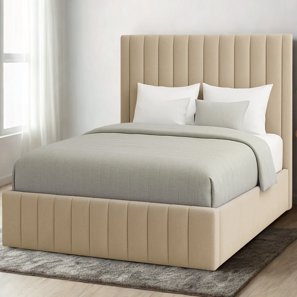 Maia Panel Upholstered Bed Frame